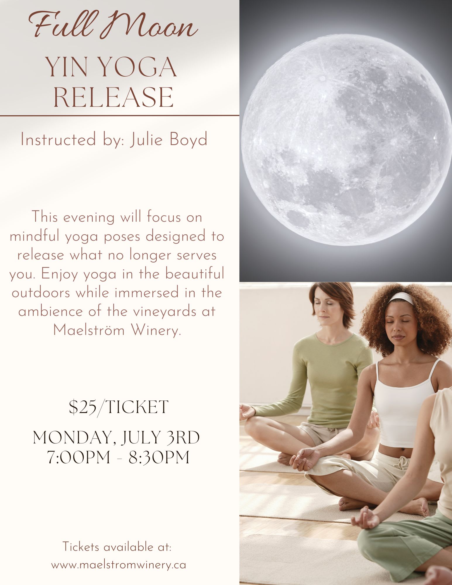 Event - Full Moon Yin Yoga Release - News & Events